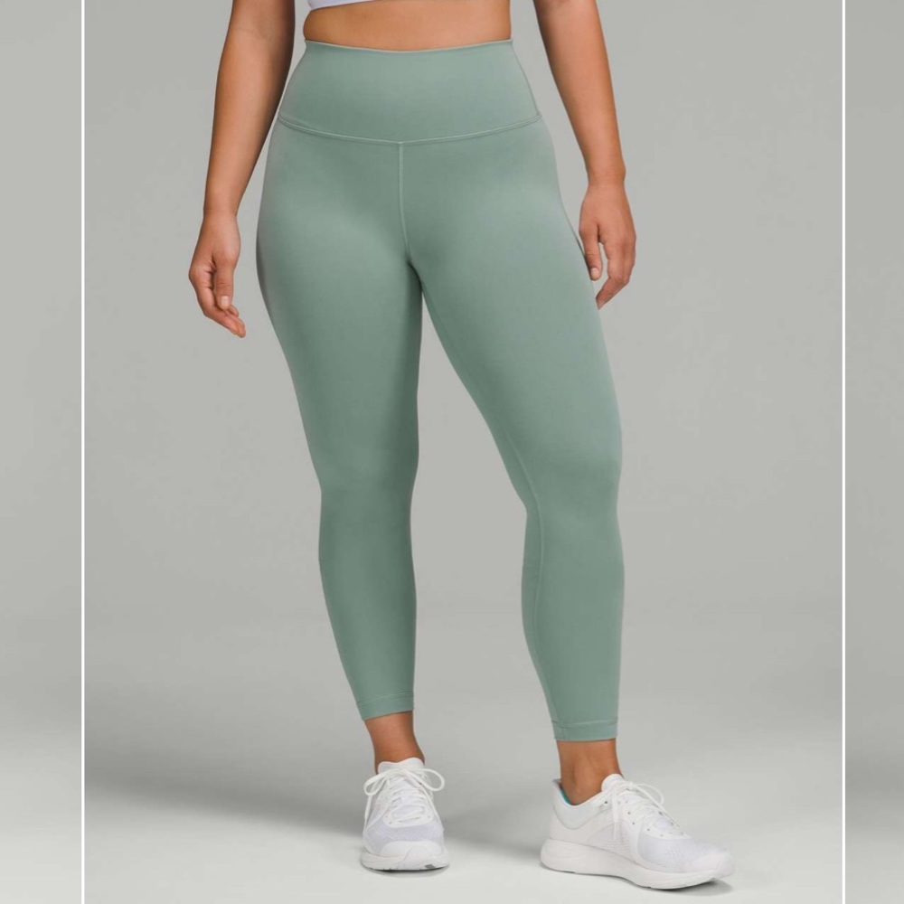 Lululemon Wunder Train Contour Fit High-Rise Tight 25" Misty Glade